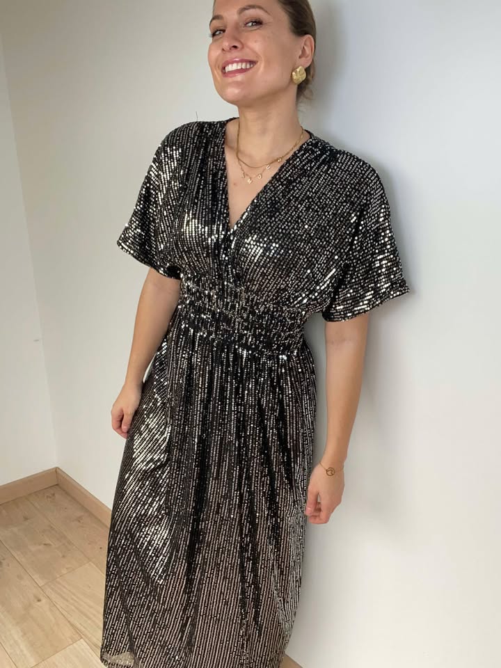 Robe JEN argenté