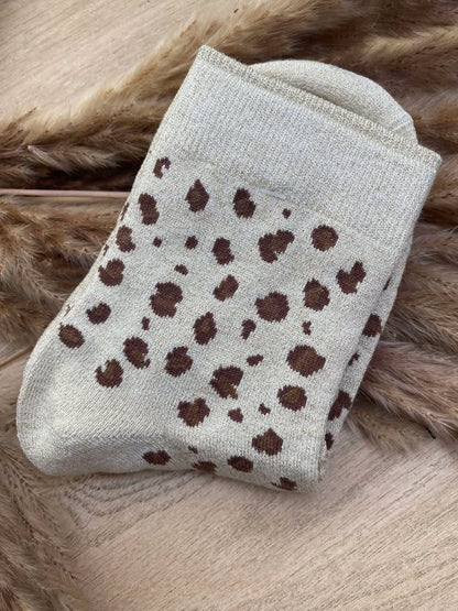 Chaussettes léopard femme