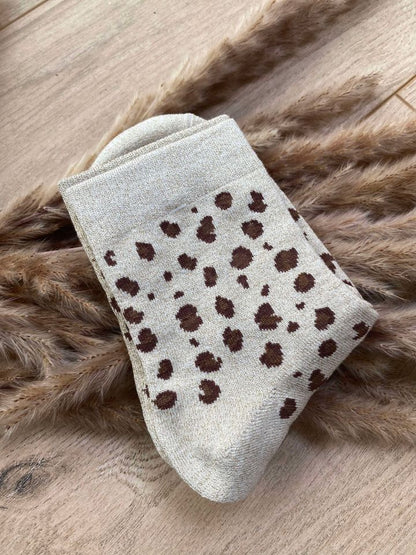 Chaussettes léopard femme